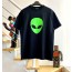 [계단집] 발렌시아가 외계인 로고 반팔 티셔츠