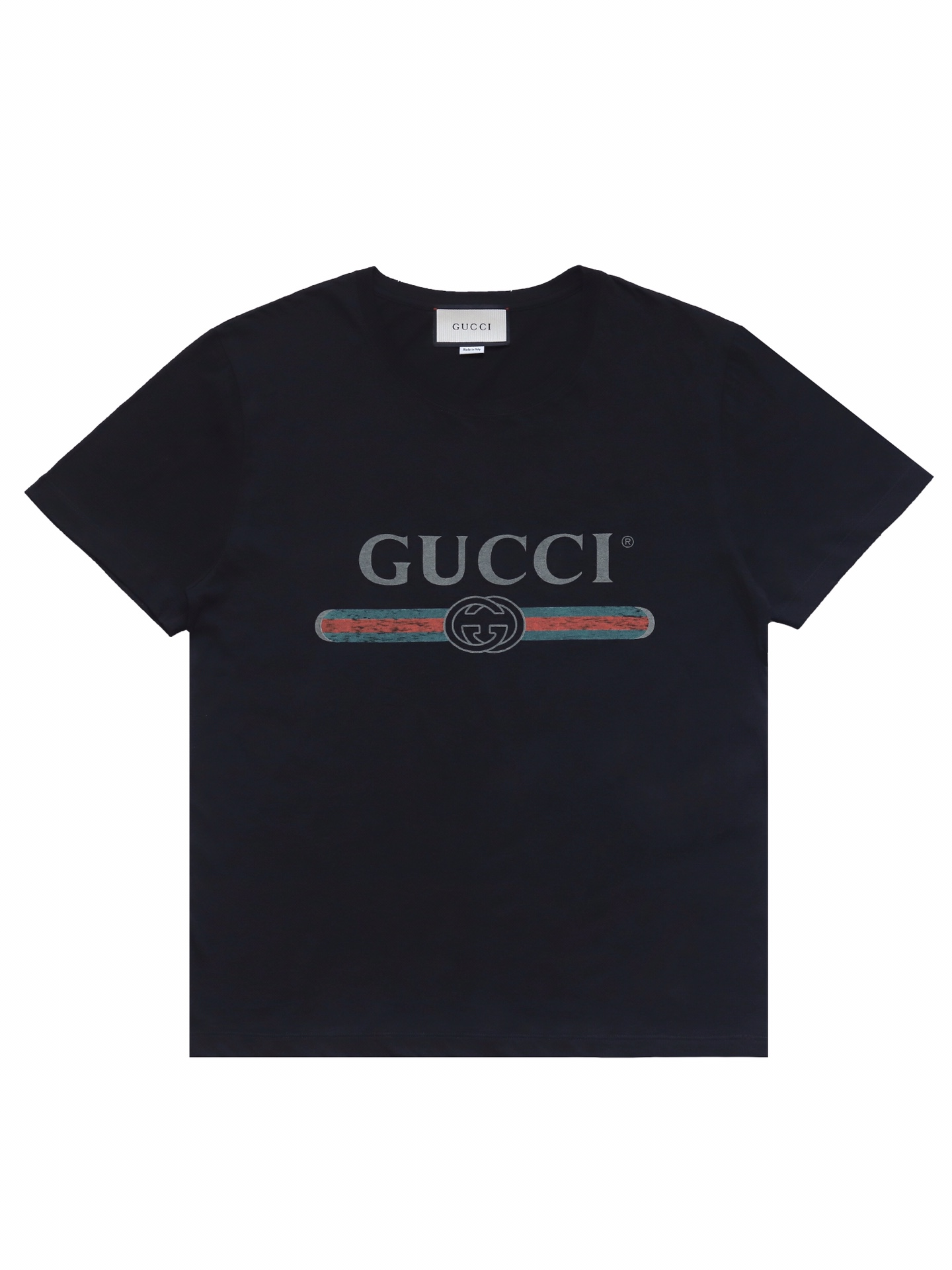 B7 구찌 앞 로고 블랙 반팔티 Gucci