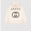 B7 구찌 앞 큰 로고 후드티 아이보리 Gucci