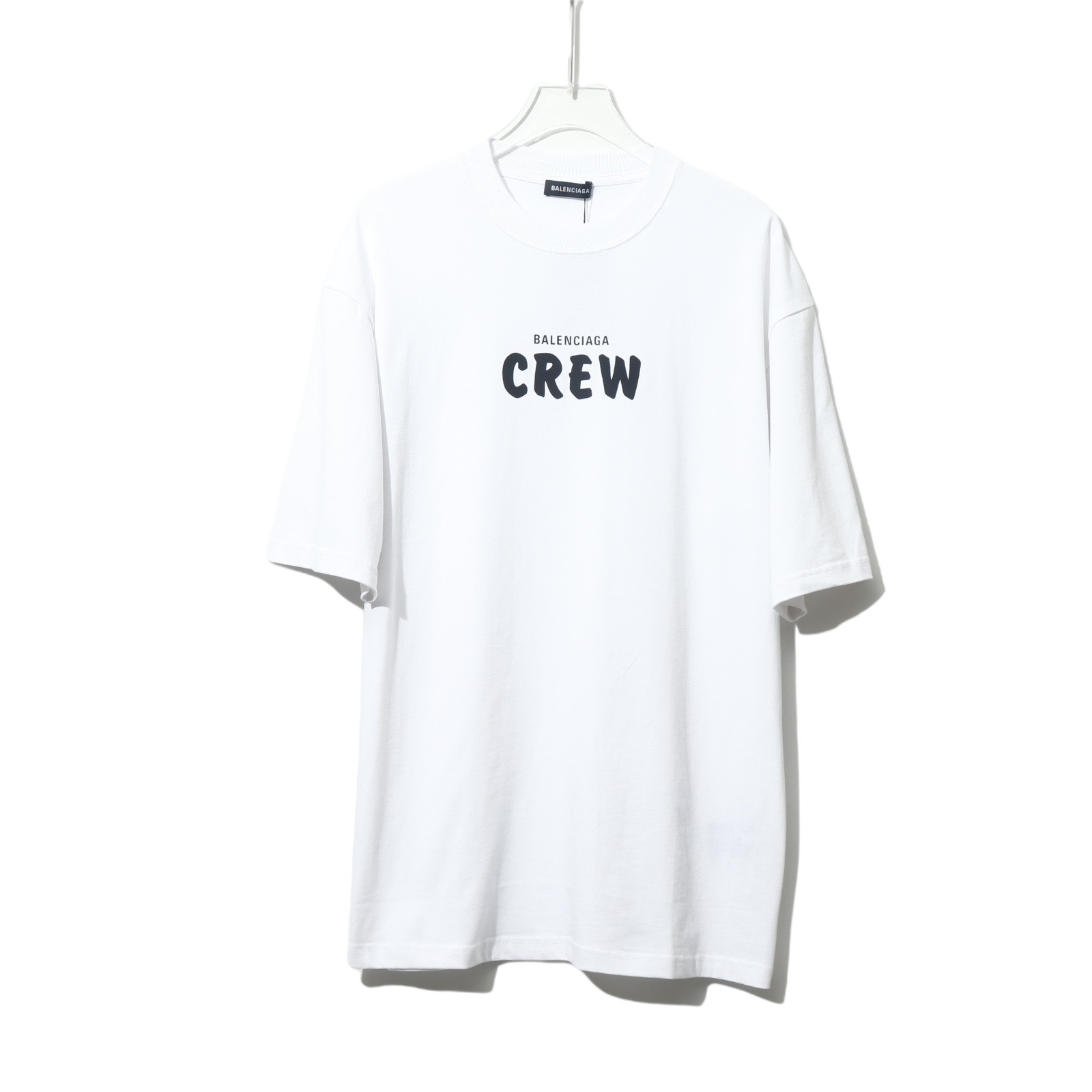 GTR공장 발렌시아가 CREW 티셔츠 화이트