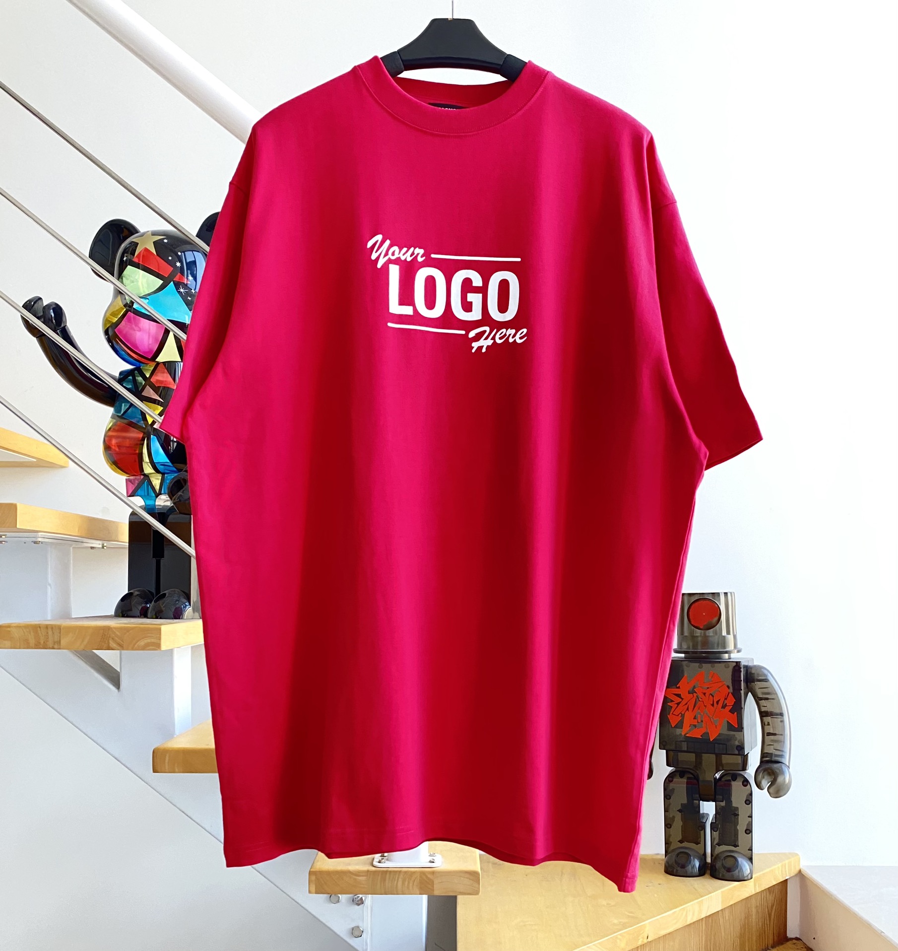 [계단집] 발렌시아가 LOGO 모노그램 티셔츠