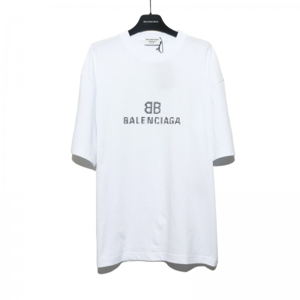 GTR공장 발렌시아가 BB 모자이크 로고 티셔츠 2컬러