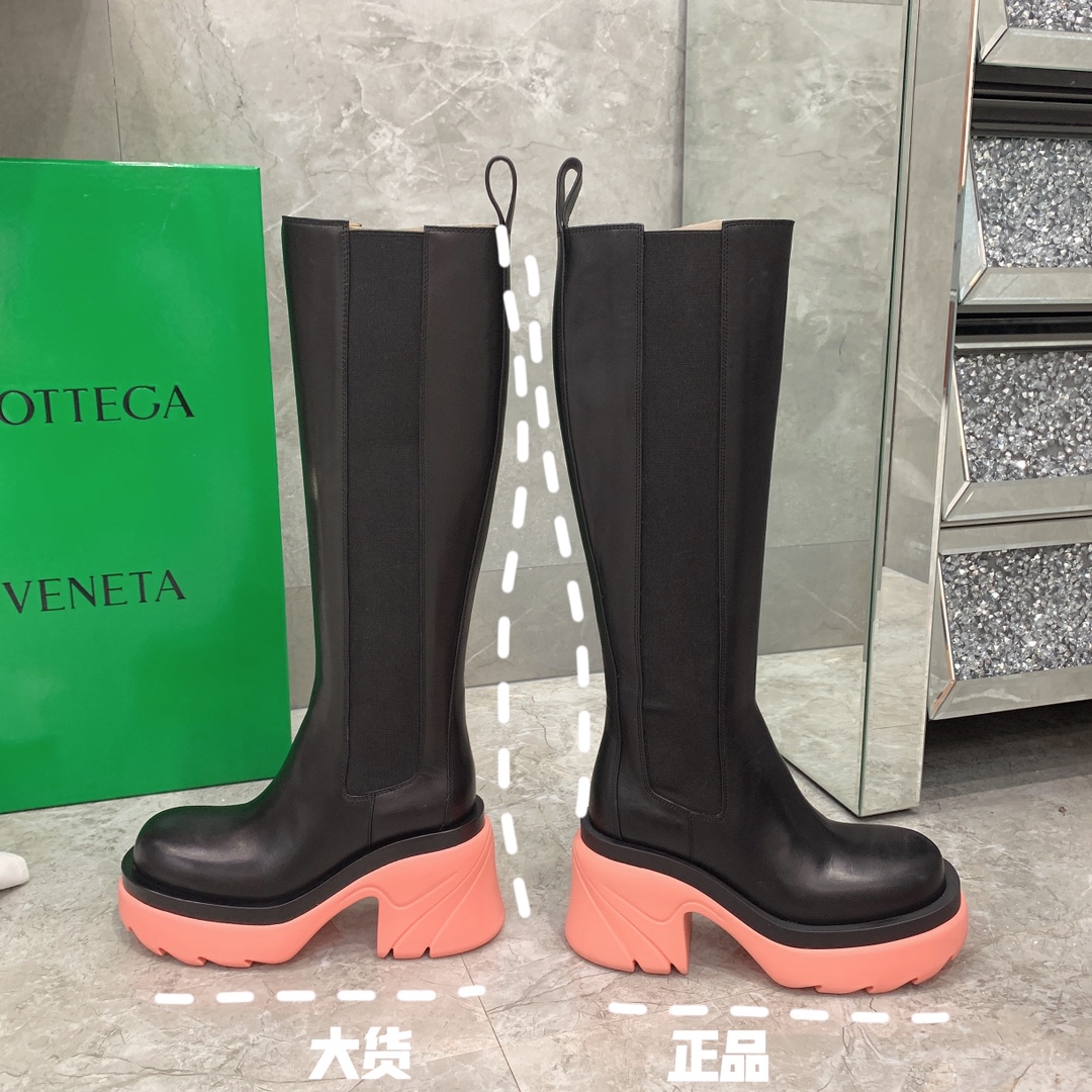 [AN3] BOTTEGA VENETA 레더 부츠 8.5cm