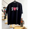 [계단집] 발렌시아가 I LOVE U 패턴 티셔츠 블랙 balenciaga