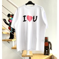 [계단집] 발렌시아가 I LOVE U 패턴 티셔츠 화이트