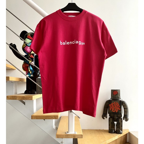 [계단집] 발렌시아가 모노그램 R 티셔츠 레드