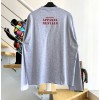 [계단집] 발렌시아가 Apparel Rentals 프린트 긴팔 티셔츠 그레이