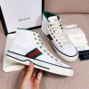 [327] 구찌&디즈니 Tennis 1977 GG 로고 자카드 하이탑 스니커즈 화이트 Gucci