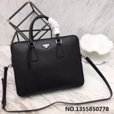 블랙프레임공장 프라다 사피아노 브리프케이스 Prada