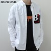 GTR공장 버버리 포켓 3D B 이니셜 셔츠 화이트