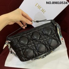 OC 디올 디올트래블 노마드 파우치 블랙 매크로까나쥬 카프스킨 22*13cm 2컬러 
