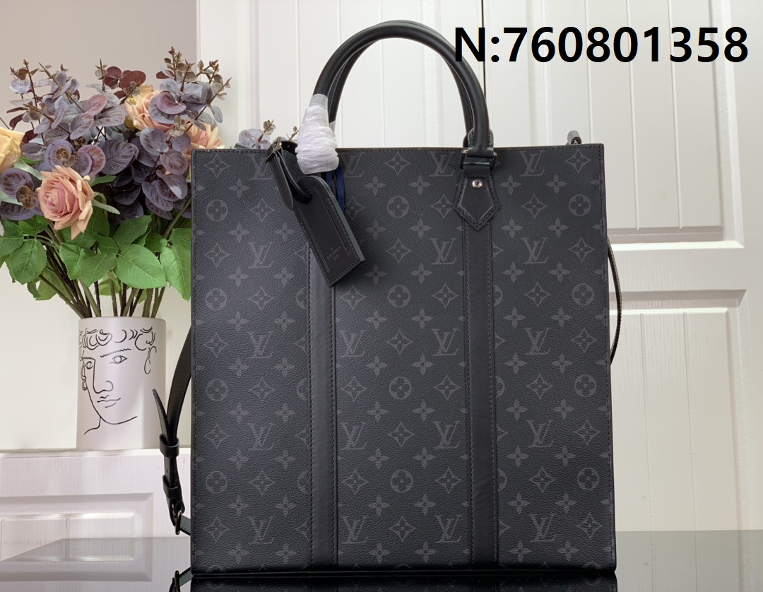 [88factory] 루이비통 삭 플라 블랙 M46452 36.5*38*9cm 