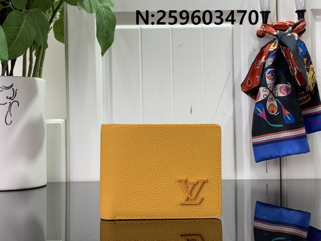 [88factory] 루이비통 멀티플 월릿 반지갑 옐로우 M69829 11.5*9*1.5cm LOUIS VUITTON