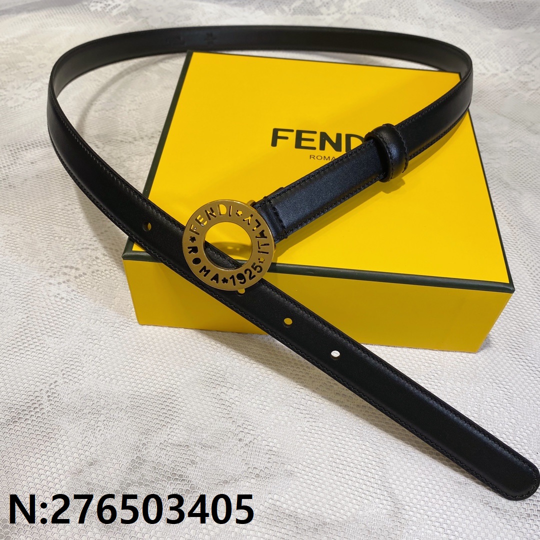 펜디 모노그램 1925 골드버클 벨트 2.0cm Fendi