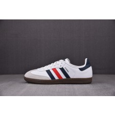 아디다스 삼바 비건 화이트 네이비 블루 레드 Vegan OG Cloud White Navy Blue Red F75247