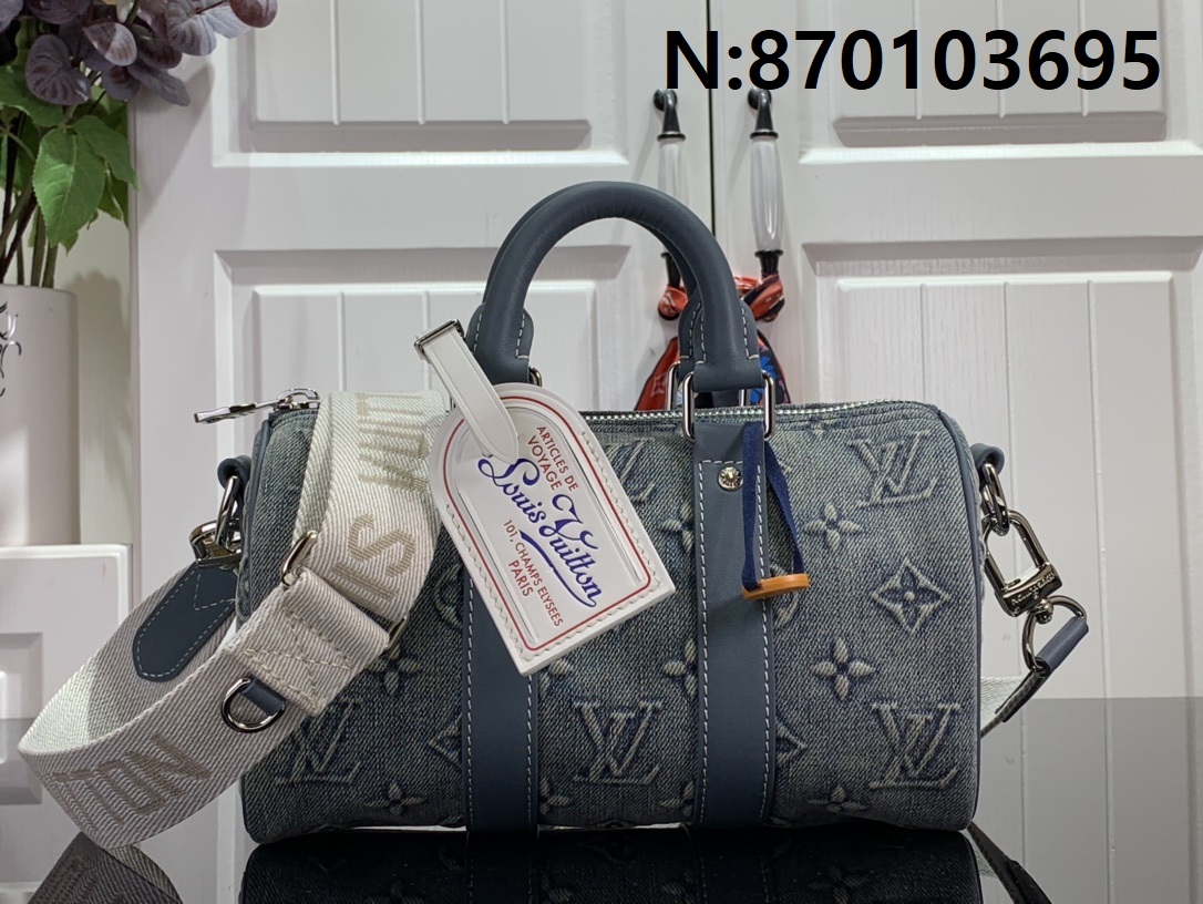 [88factory] 루이비통 키폴 반둘리에 데님 25*15*11cm M22762 LOUIS VUITTON