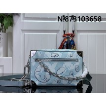 [88factory] 루이비통 미니 소프트 트렁크 M22588 18.5*13*8cm 스카이 블루 