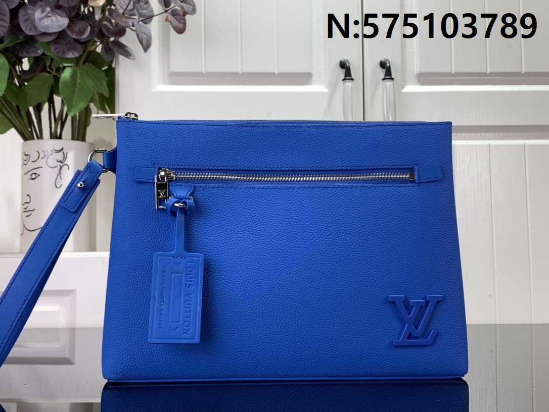 [88factory] 루이비통 테이크오프 파우치 M82270 30*22*5cm 블루 LOUIS VUITTON