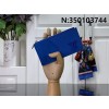 [88factory] 루이비통 코인 카드 홀더 지갑 M82282 블루 8*14.5*1cm