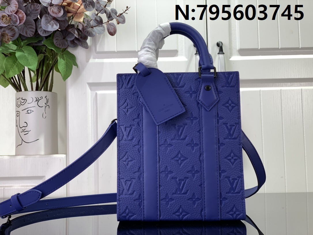 [88factory] 루이비통 삭 플라 미니 토트백 숄더백 M46453 블루 19*22*7cm LOUIS VUITTON