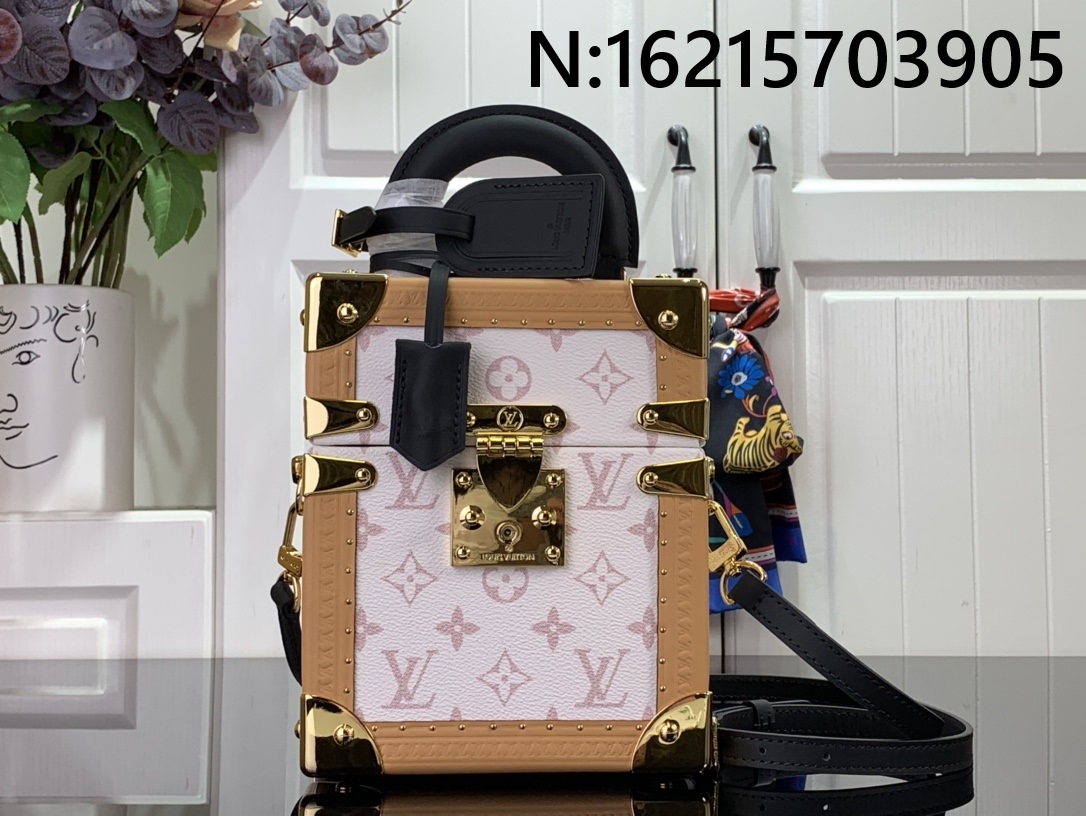 [88factory] 루이비통 카메라 박스 M10079 16*13*7.5cm 라이트 브라운 LOUIS VUITTON