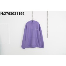 [사슬공장] 발렌시아가 웨이브 자수 모노그램 후드티 라이트 퍼플 balenciaga