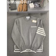 TJ공장 톰브라운 23FW 4bar 포켓 니트 그레이