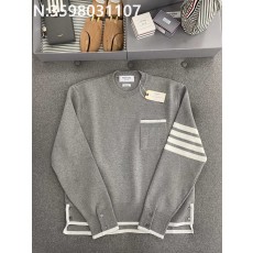 TJ공장 톰브라운 23FW 4bar 포켓 니트 그레이 Thombrowne