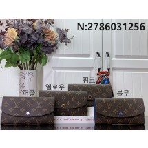 [88factory] 루이비통 에밀리 장지갑 M82921 M82920 M82919 19*10*2cm 4컬러