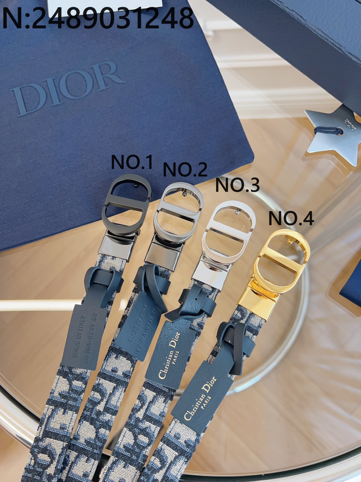 디올 오블리크 2.0cm CD버클 벨트 4컬러 Dior