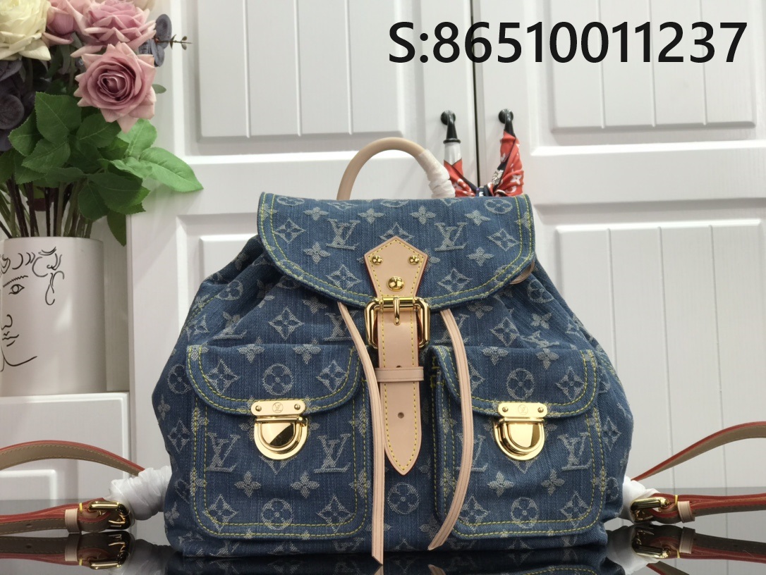 [88factory] 루이비통 빈티지 데님 백팩 M44460 28*38*17cm LOUIS VUITTON