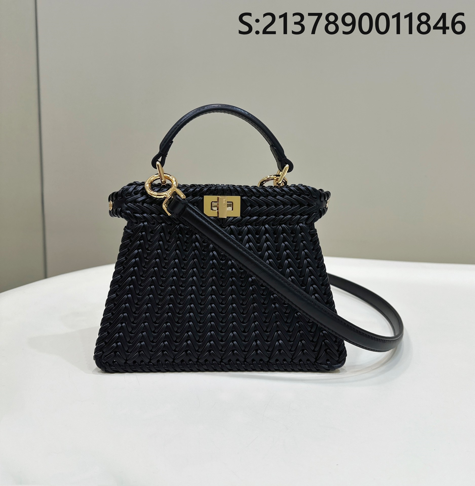 [니콜] 펜디 피카부 I SEE U 쁘띠 편직 미듐 숄더백 27*11*20cm 5컬러 Fendi