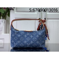 [88factory] 루이비통 힐스 포쉐트 모노그램 데님 블루 M82949 20.5*6*16cm 