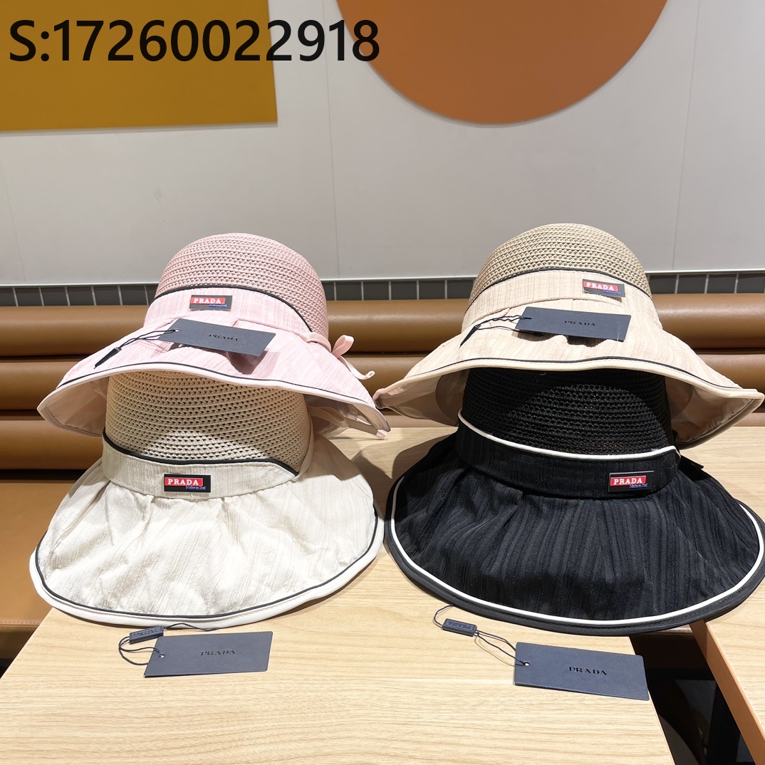 AGG 프라다 여성용 차양 모자 4컬러 Prada