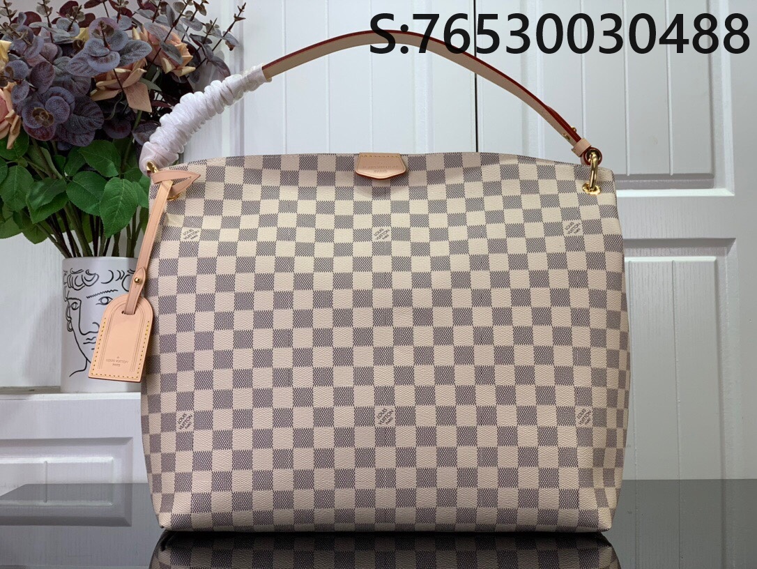 [88factory] 루이비통 화이트 체커보더 숄더백 M42233 2컬러 41*35*14cm LOUIS VUITTON