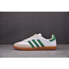 36-45【TC头层】SPORTY & RICH x Ad Samba OG 白绿 HQ6075 아디다스