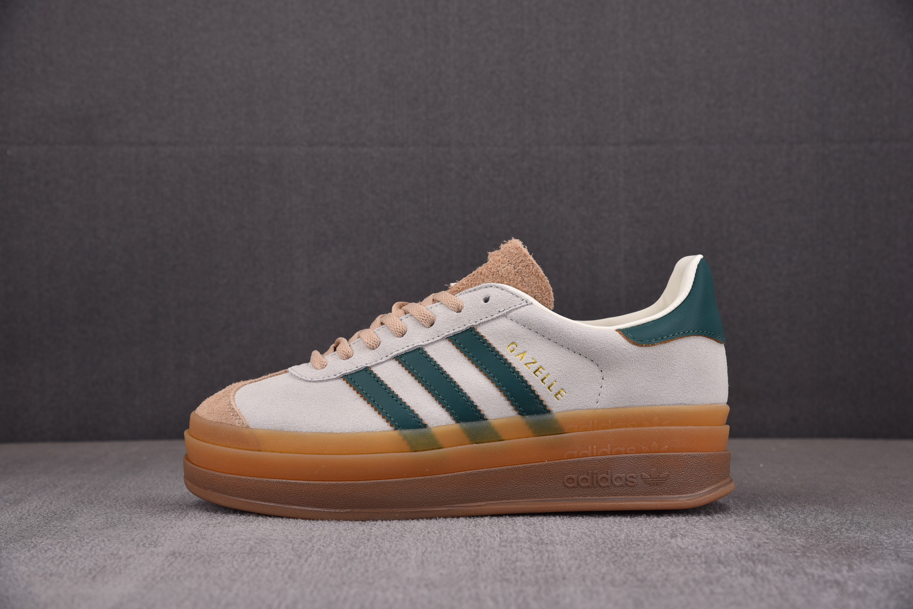 【纯原】Ad Originals Gazelle BOLD W 白绿 ID7056