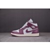 【CJ】WMNS Air Jordan 1 Mid“Sky J Mauve”白紫红 BQ6472-050