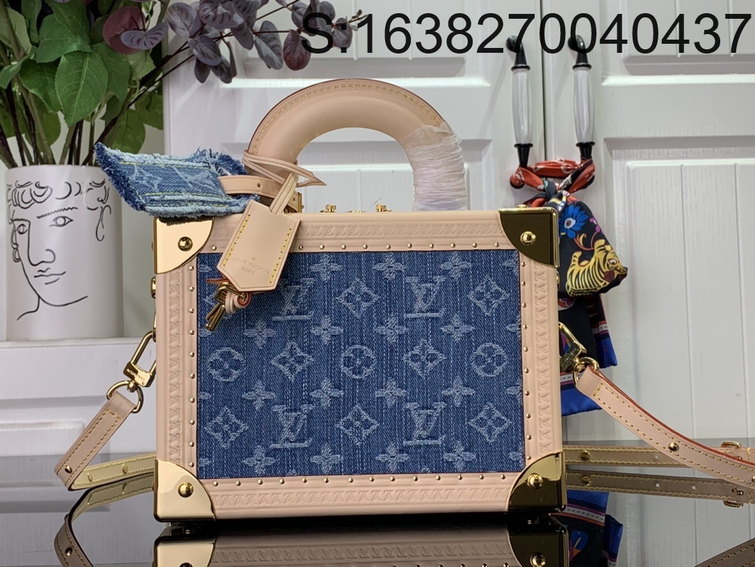 [88factory] 루이비통 쁘띠 발리스 데님 블루 M24161 22.5*17.5*11cm LOUIS VUITTON