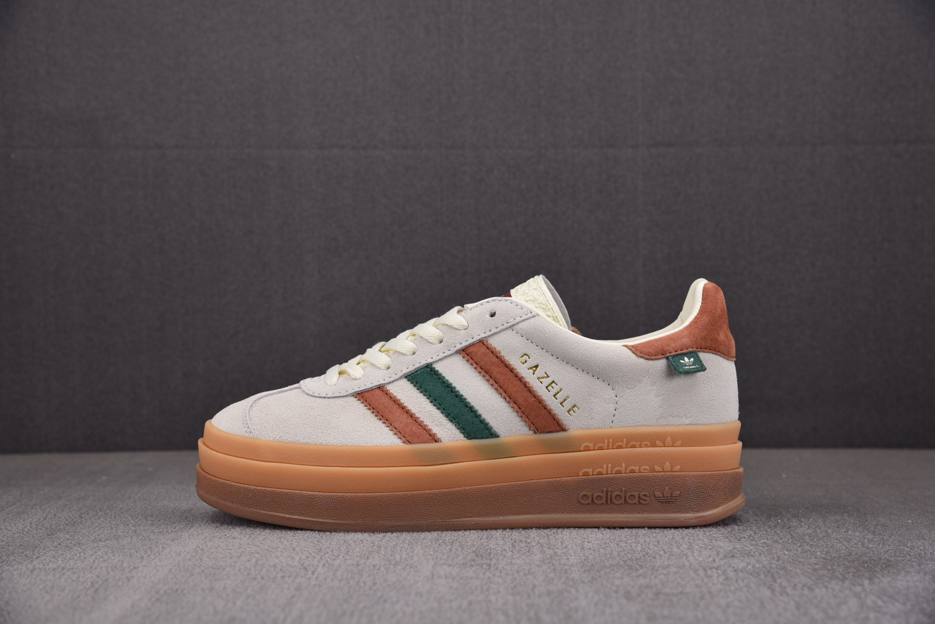 【纯原】AD Originals Gazelle Bold 棕褐色 IG3685