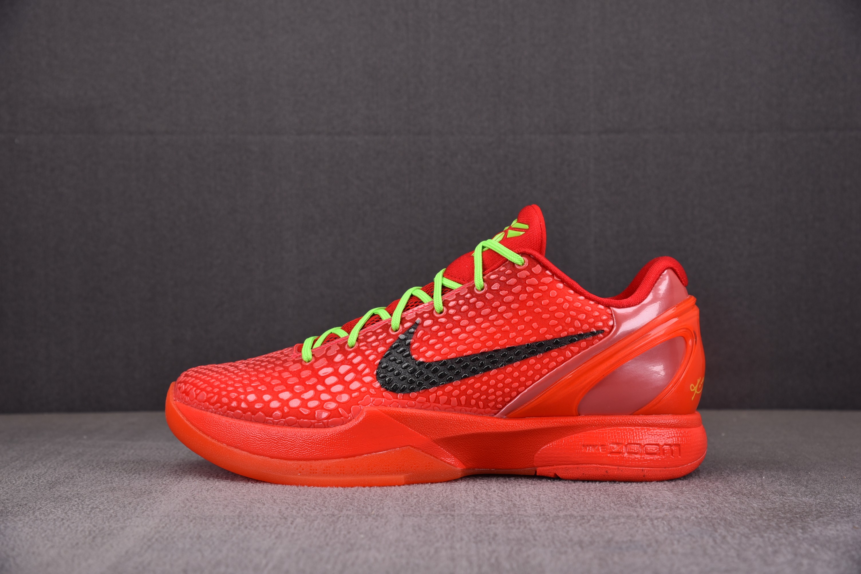 【KWGX】NK Kobe 6 Protro“Reverse Grinch”红色 反转青蜂侠 FV4921-600