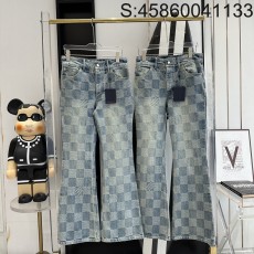 V공장 루이비통 24SS 체커보드 세미 부츠컷 청바지 LOUIS VUITTON