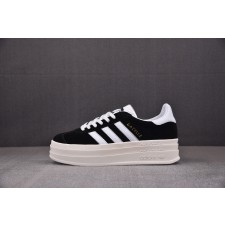 【纯原】AD Originals Gazelle 黑白 增高厚底 HQ6912 아디다스