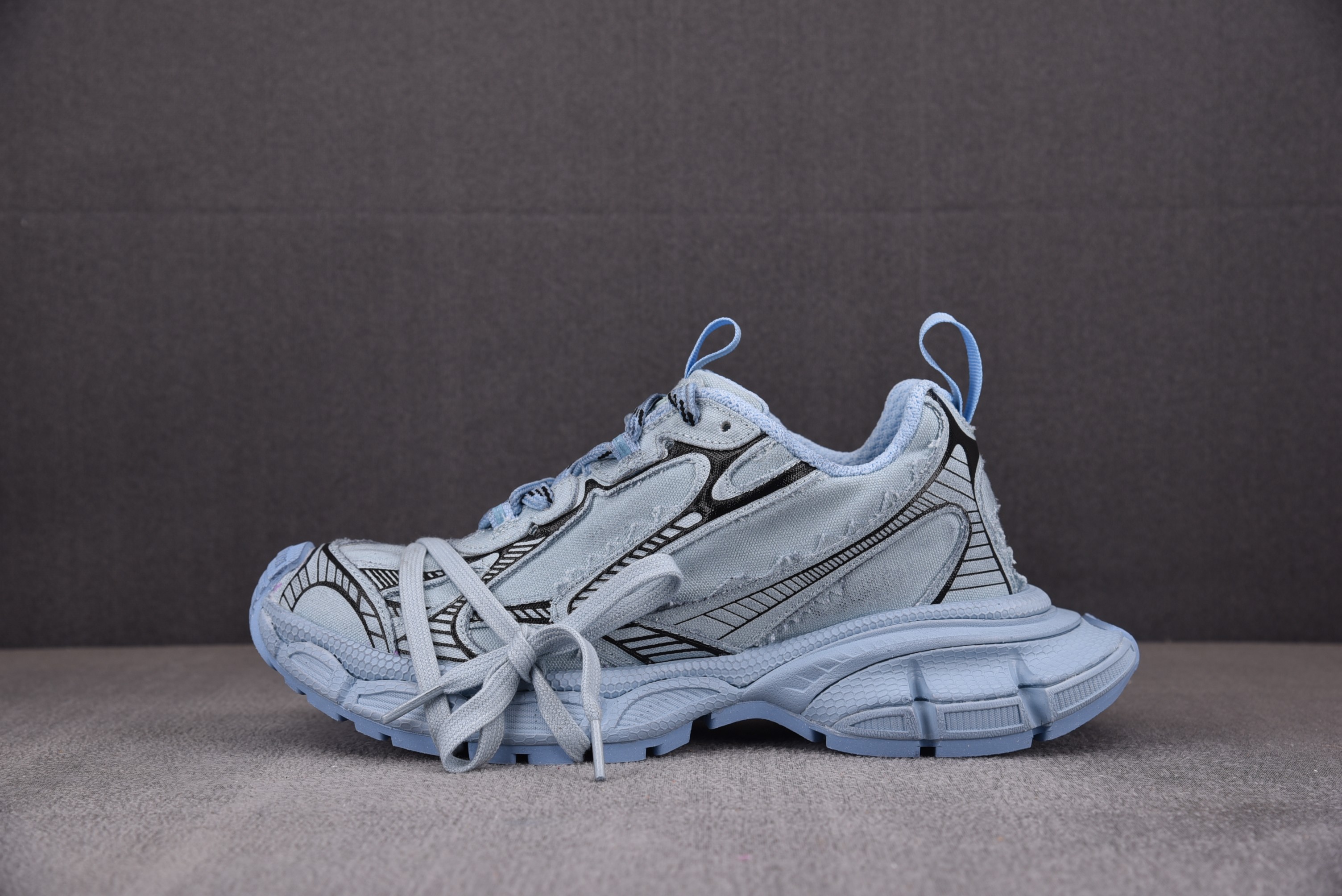 【VG】Balenciaga 3XL帆布 浅蓝牛仔