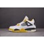 【Y3】WMNS Air Jordan4 Retro“Vivid Sulfur”白黑黄 AQ9129-101