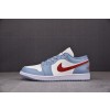 【CJ】WMNS Air Jordan 1 Low“Blue Grey Dune Red”蓝白红 DC0774-164