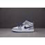 Air Jordan 1 Mid（GS）童鞋 蓝白灰 DQ8424-014