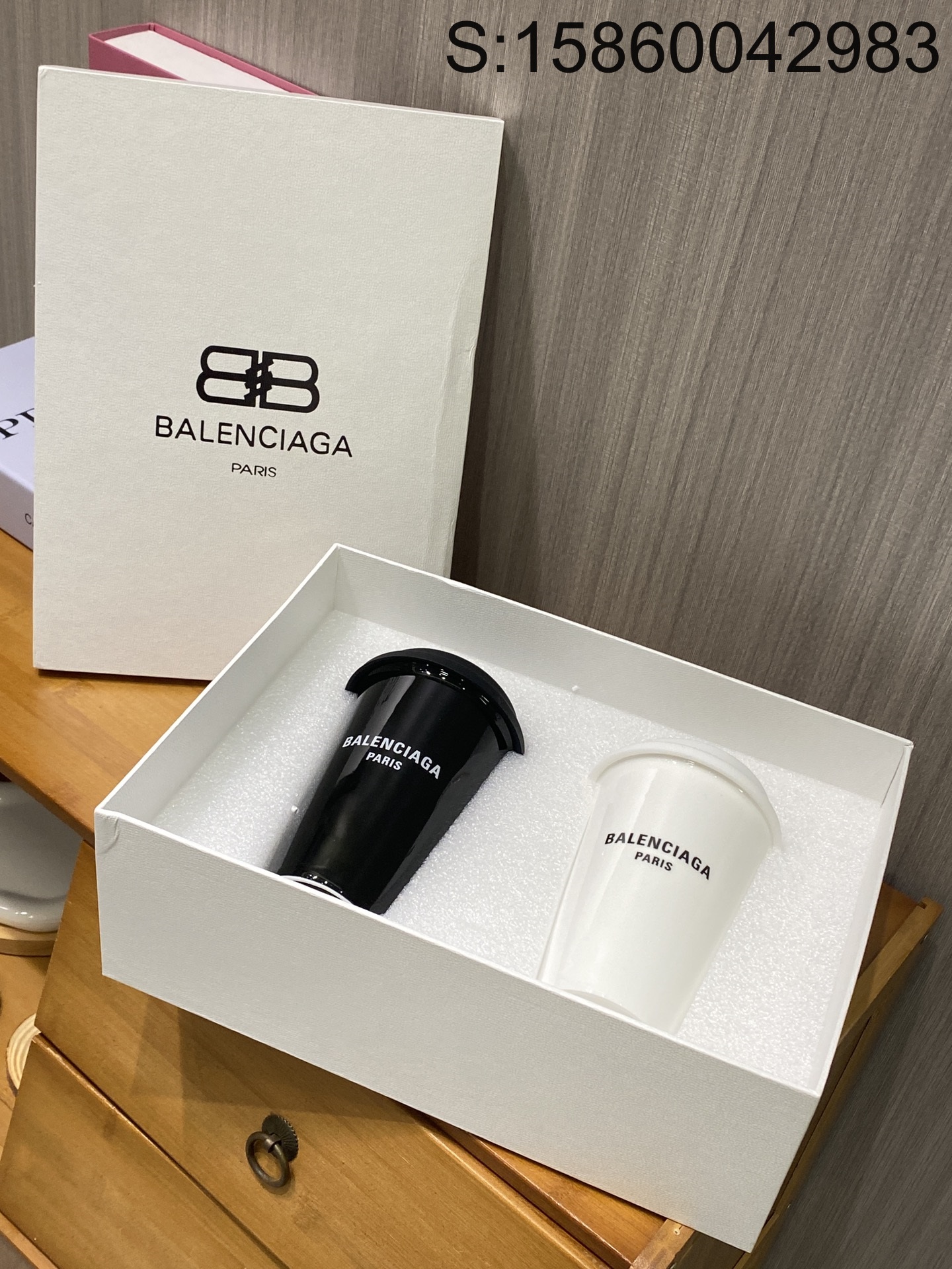 AGG 발렌시아가 커플 커피컵 세트 2개 balenciaga