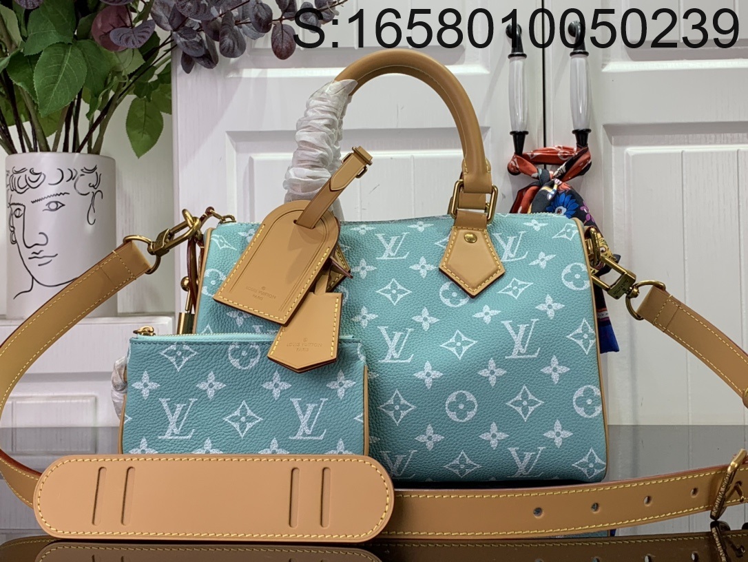 [88factory] 루이비통 스피디 반둘리에 모노그램 M11561 25*15*15cm 블루 LOUIS VUITTON