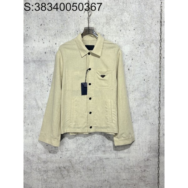 [사슬공장] 프라다 24SS 얇은 셔츠 자켓 베이지